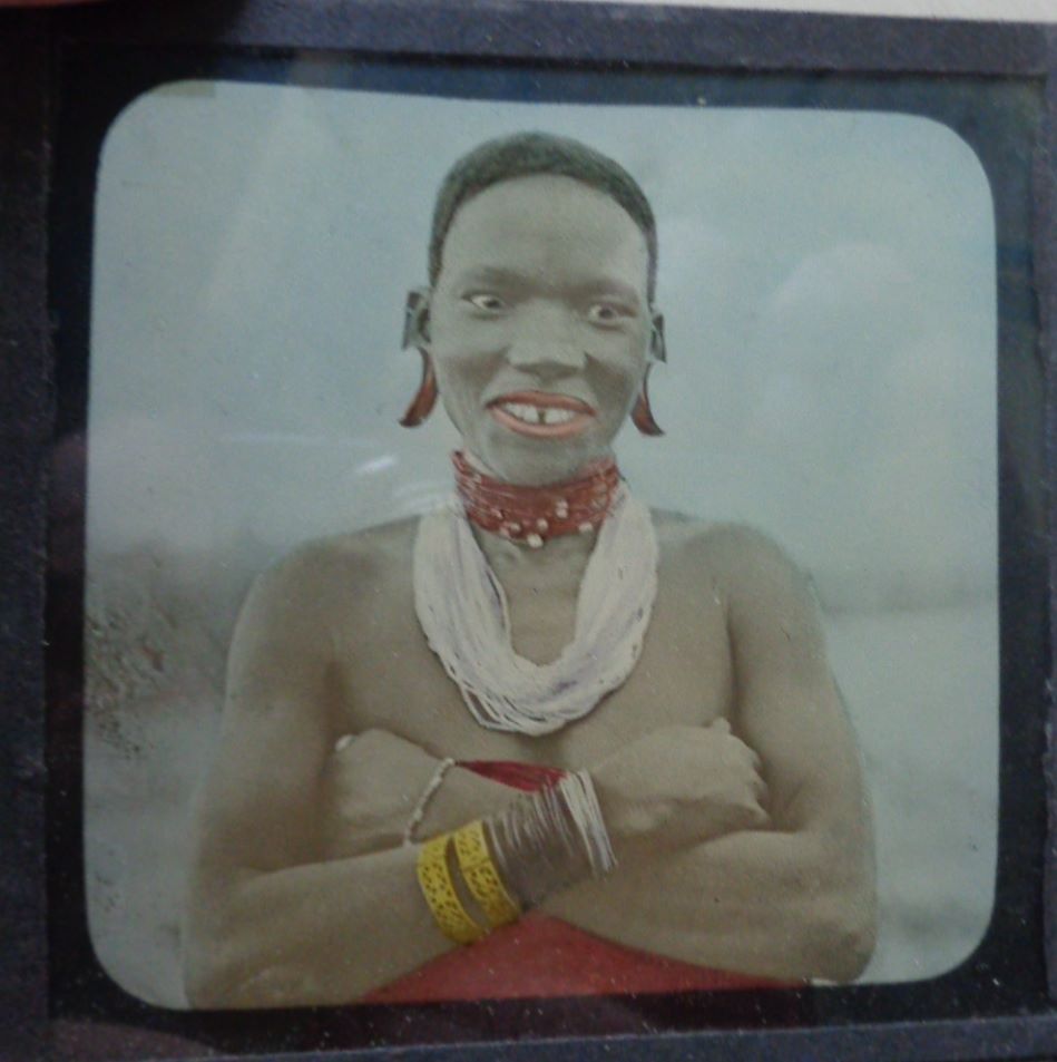 Good collection of lantern slides in four cases of images of African natives and dwellings, - Image 10 of 18