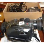Panasonic Video Camera, NV-DX1E, with accessories and manual