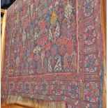 Antique South Persian rug, approx 74" x 49"