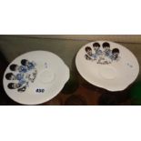 Two "The Beatles" plates