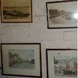 Five prints of Weymouth, and a floral print