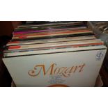 Large collection of assorted classical vinyl LPs