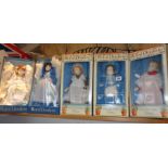 Five boxed Royal Doulton Nisbet Collector's Dolls