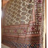 Bokhara rug beige ground, 2.30m x 1.60m