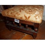 Mahogany foot stool