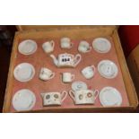 German child's china tea set in original box