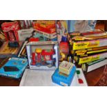Vintage and contemporary children's toys and games