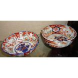 Two Chinese Imari bowls, c. early 20th c.