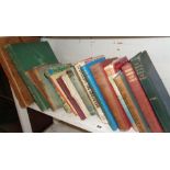 RAF books and old car manuals (shelf of)