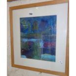 Original abstract acrylic painting by Betty Hepworth
