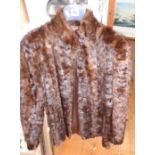 Vintage clothing:- mink fur jacket, c 1940s