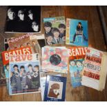 Beatles on Broadway magazines, LP's, pop singles and other 1960s pop group related ephemera