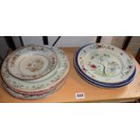 Quantity of assorted 18th c. Chinese porcelain plates