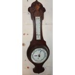 Oak cased wall barometer