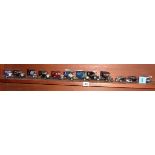 12 various Matchbox police vans