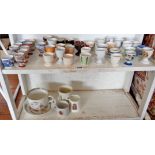 Collection of assorted china and other egg cups (39), etc.