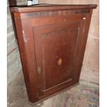 Victorian mahogany corner cupboard