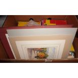 Large quantity of artist's sketch books by Anne Matthews, containing drawings, watercolour