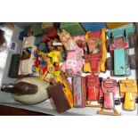 Collection of assorted Corgi and other die-cast including Popeye's Paddle Car, Miss Piggy's Sports