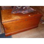 Victorian pine sailors chest/blanket box