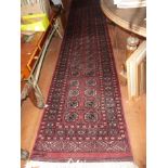 Modern Indo Persian runner, 12' x 3'