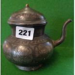 Persian Bidri teapot