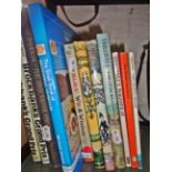 Six Thelwell books and other books including Brockbanks Grand Prix