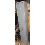 Steel gun cupboard with keys