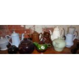 Collection of assorted china teapots (11)