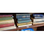 Shelf of assorted poetry books