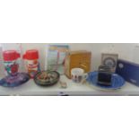 Tom and Jerry plastic flask and other items, inc. Wade Whimsies, etc.