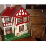 Doll's House, a letter rack and a clock