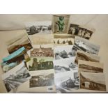 Vintage postcards including some local of Charmouth and Lyme Regis