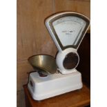 Surrey Scale Co. enamel shop scales