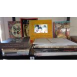 Various Beatles books and magazines (2 shelves), inc. "Postcards from The Boys", etc.