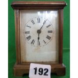 Brass carriage clock (A/F)