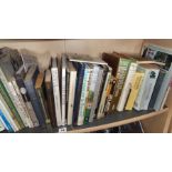 Shelf of assorted books on Art, Sculpting, Sculptors and Artists