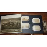 WW2 RAF photograph album (Training in Canada) with entitled photos of aeroplanes and crew