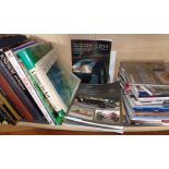 A quantity of car auction catalogues and books on Art and Furniture