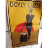Four original posters by Dudley Hardy for D'Oyly Carte Opera Company