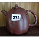 Chinese red ware teapot