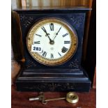 Ansonia eight-day steel cased mantle clock