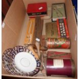 Box of miscellaneous items, inc. advertising products