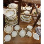 Extensive dinner service with tureens etc., over 12 place settings! Noritake Perdita pattern