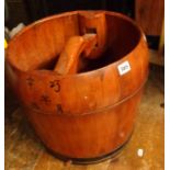 Large Chinese wooden bucket