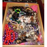 Large quantity of costume jewellery