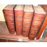 Johnson's Dictionary of the English Language, 1805, four volumes printed for Longman, Hurst,