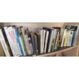 Shelf of assorted books on Art, Sculpting, Sculptors and Artists