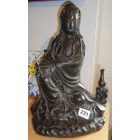 Large Chinese bronze Buddha