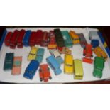 Early Lesney Matchbox & Dublo Dinky Toys, die-cast vehicles, including caravans, buses, etc